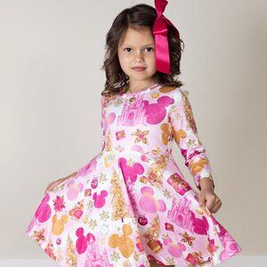 NEW Golden Minnie Mouse Girls Twirl Dress | Make Offer